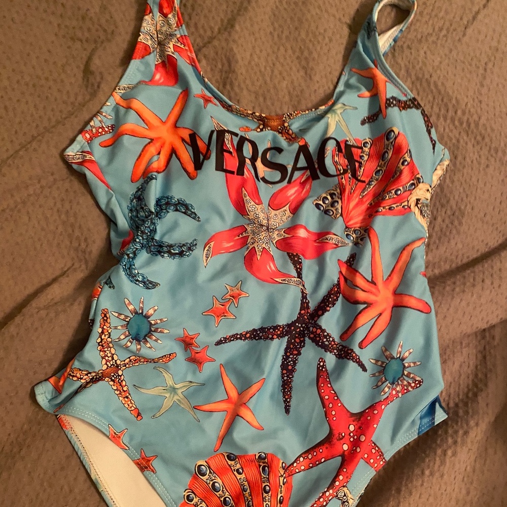 XL Versace one piece swimsuit